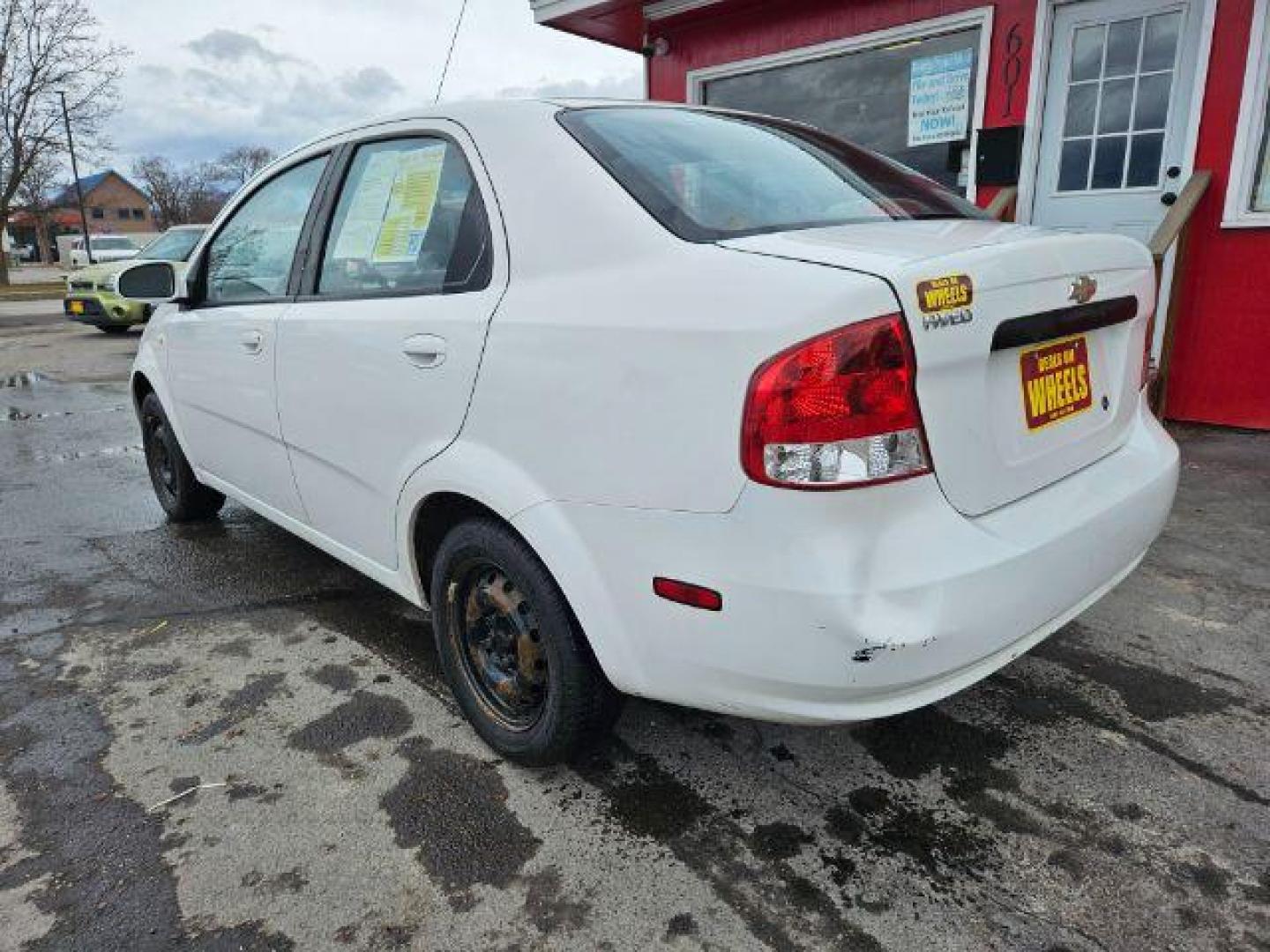 2005 Chevrolet Aveo Special Value Sedan (KL1TD52655B) with an 2.2L L4 DOHC 16V engine, 5-Speed Manual transmission, located at 601 E. Idaho St., Kalispell, MT, 59901, 0.000000, 0.000000 - Photo#2