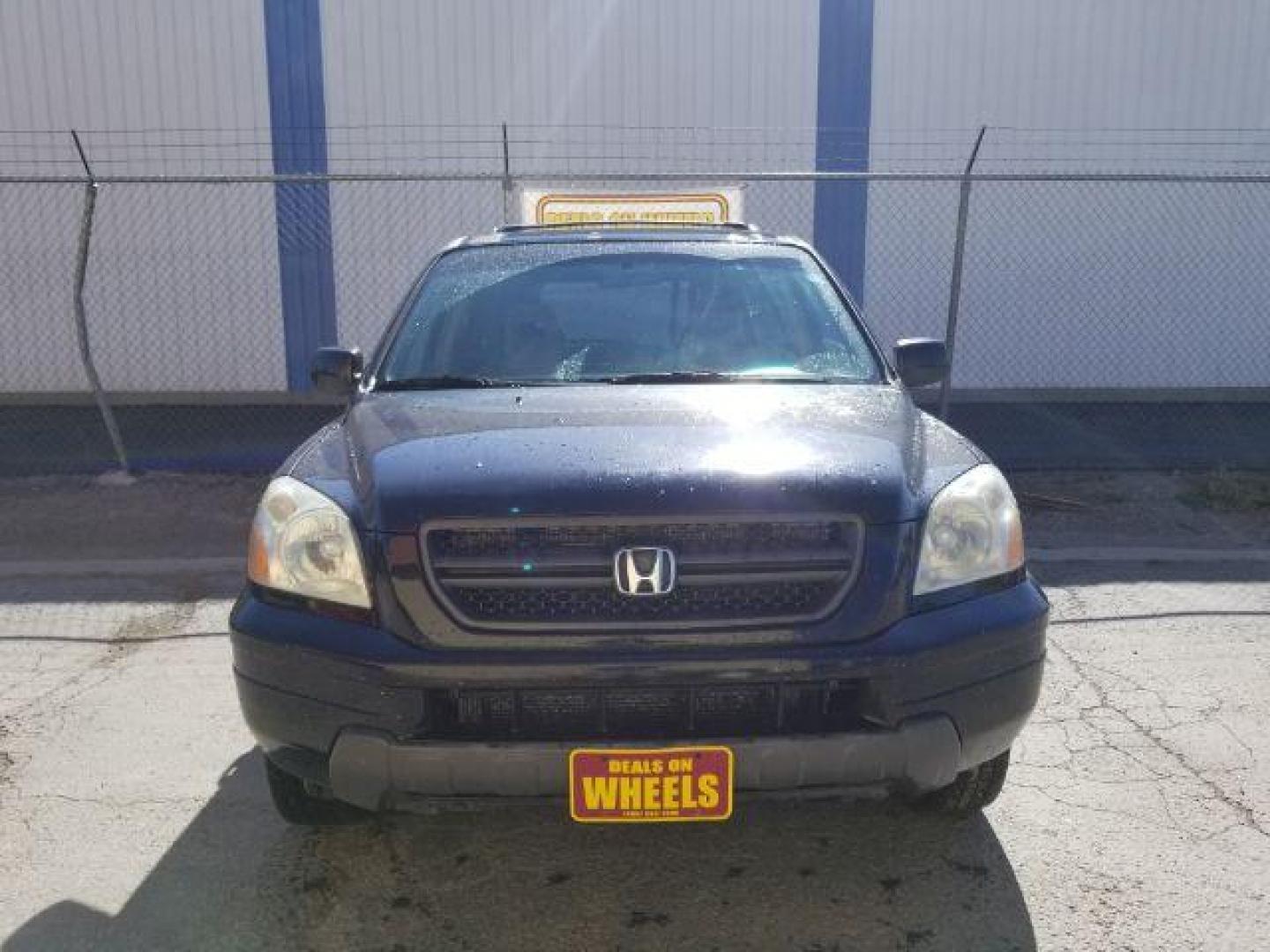 2005 Nighthawk Black Pearl Honda Pilot EX (2HKYF18425H) with an 3.5L V6 SOHC 24V engine, 5-Speed Automatic transmission, located at 1800 West Broadway, Missoula, 59808, (406) 543-1986, 46.881348, -114.023628 - Photo#1