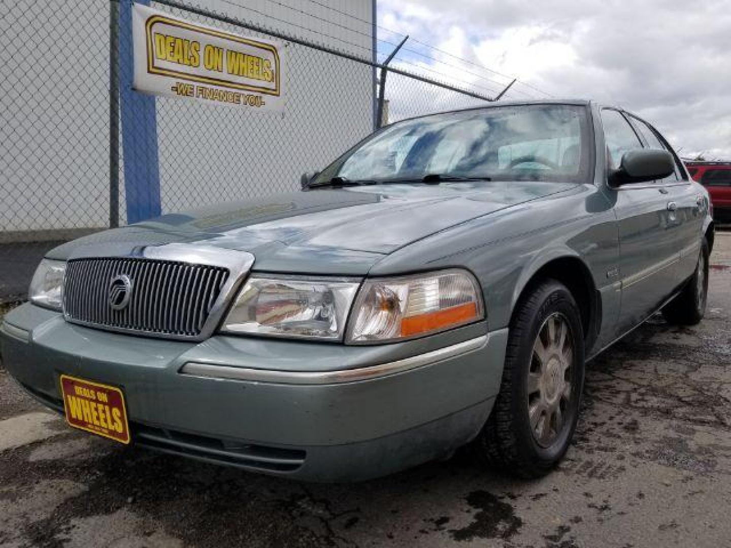 2005 Light Ice Blue Metallic Mercury Grand Marquis LS Ultimate (2MEHM75W25X) with an 4.6L V8 OHC 16V engine, 4-Speed Automatic transmission, located at 1800 West Broadway, Missoula, 59808, (406) 543-1986, 46.881348, -114.023628 - Photo#0