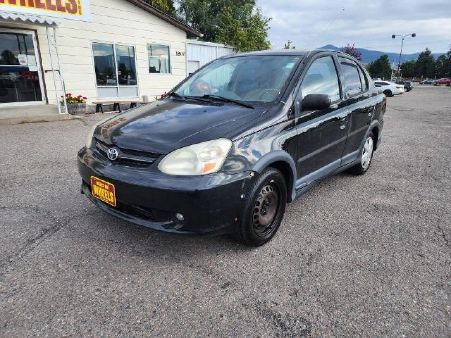 2005 Black Sand Pearl Toyota Echo 4-Door Sedan (JTDBT123050) with an 1.5L L4 DOHC 16V engine, located at 1800 West Broadway, Missoula, 59808, (406) 543-1986, 46.881348, -114.023628 - Photo#0