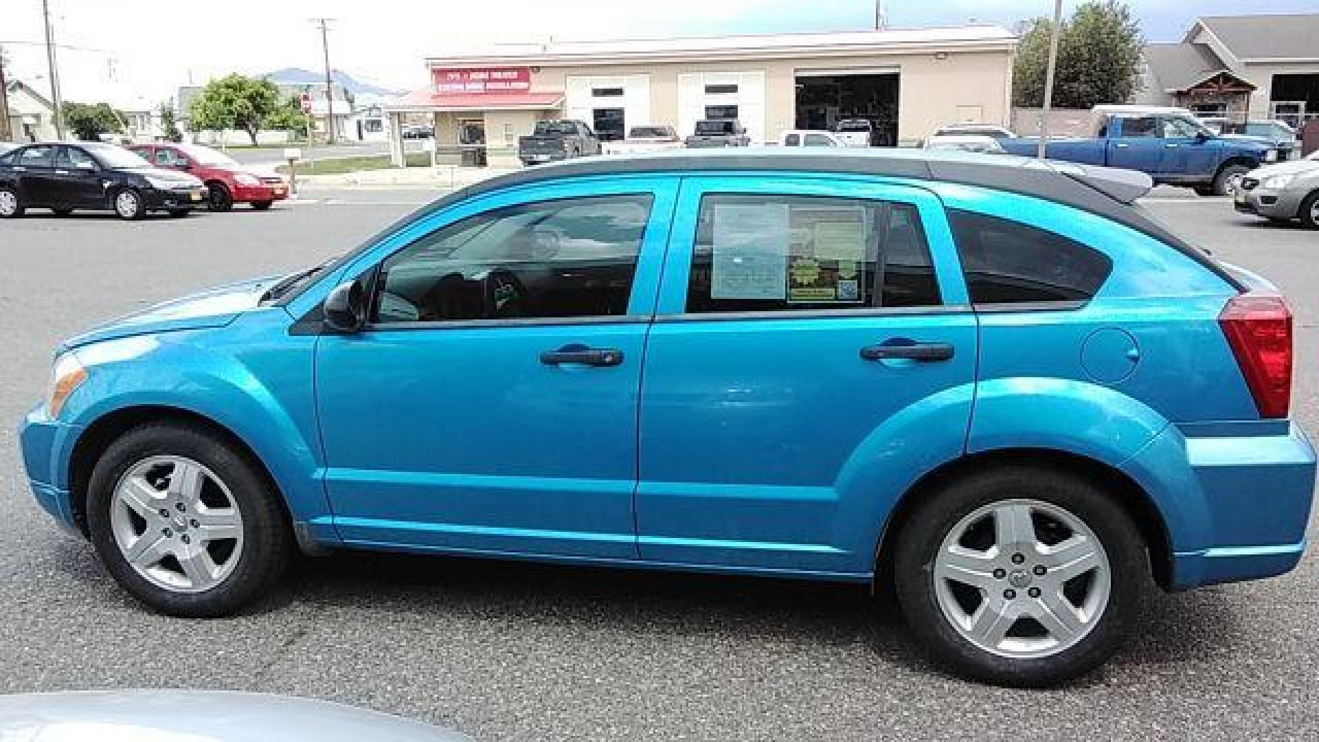 2008 Steel Blue Metallic /Dark Slate Gray Clot Dodge Caliber SE (1B3HB28C08D) with an 1.8L L4 DOHC 16V engine, located at 4047 Montana Ave., Billings, MT, 59101, 45.770847, -108.529800 - Photo#7