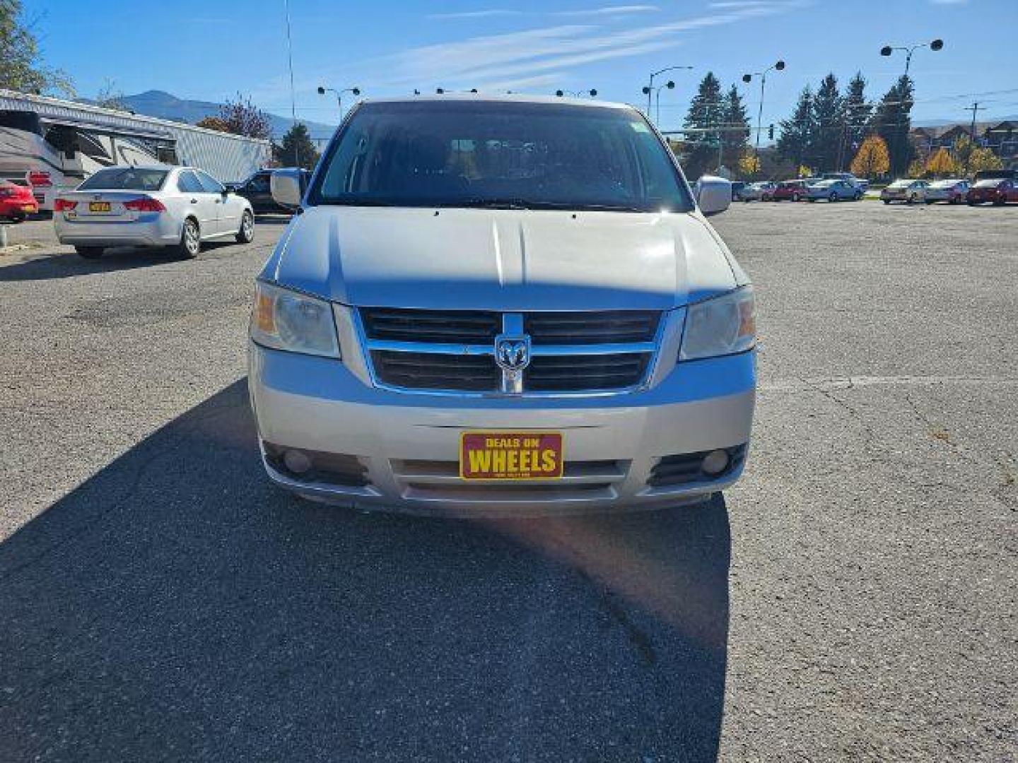 2008 Dodge Grand Caravan SXT (1D8HN54P18B) with an 3.8L V6 OHV 12V engine, 4-Speed Automatic transmission, located at 1800 West Broadway, Missoula, 59808, (406) 543-1986, 46.881348, -114.023628 - Photo#1