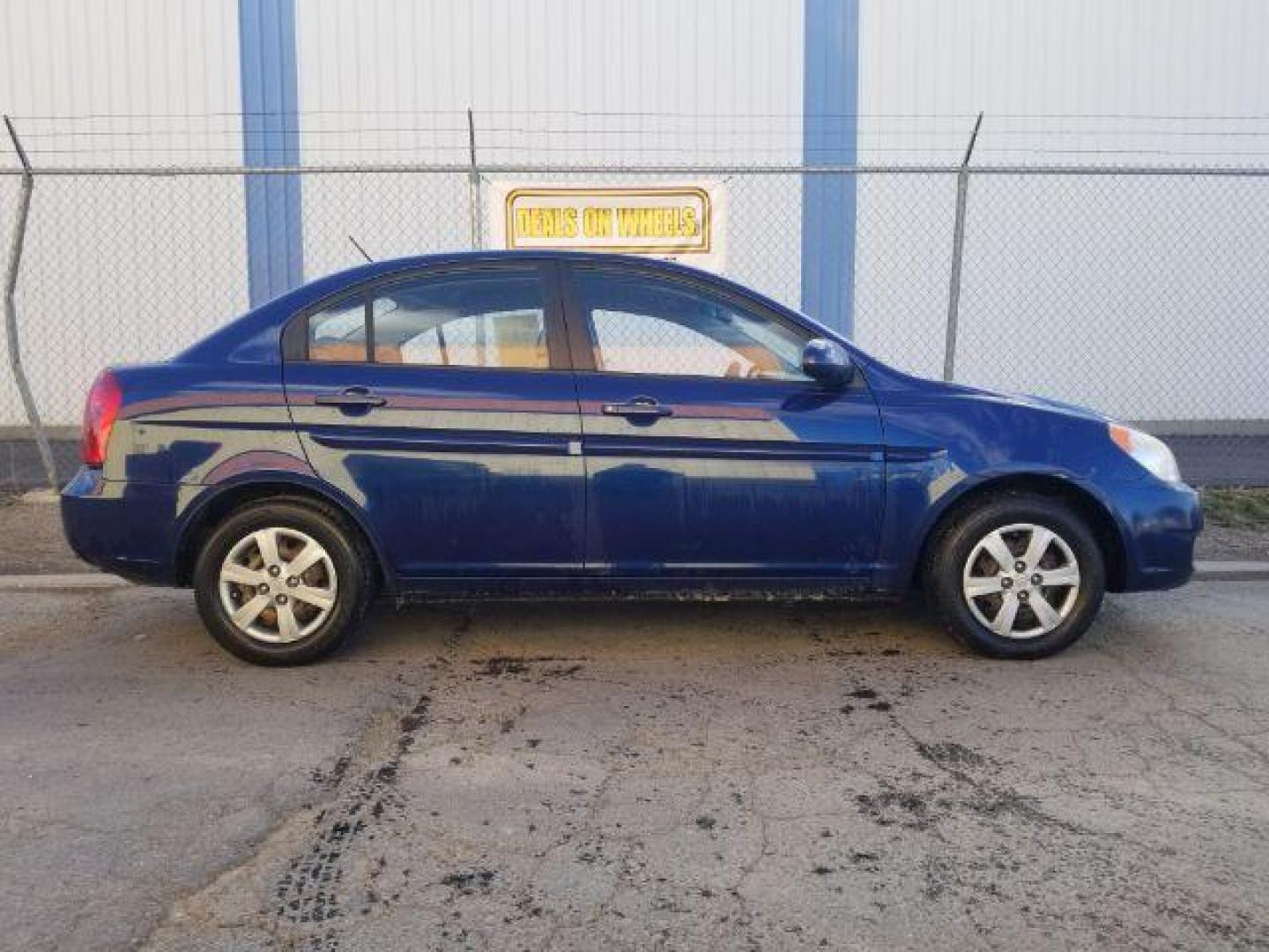 2008 Hyundai Accent GLS 4-Door (KMHCN46C28U) with an 1.6L L4 DOHC 16V engine, located at 1800 West Broadway, Missoula, 59808, (406) 543-1986, 46.881348, -114.023628 - Photo#3