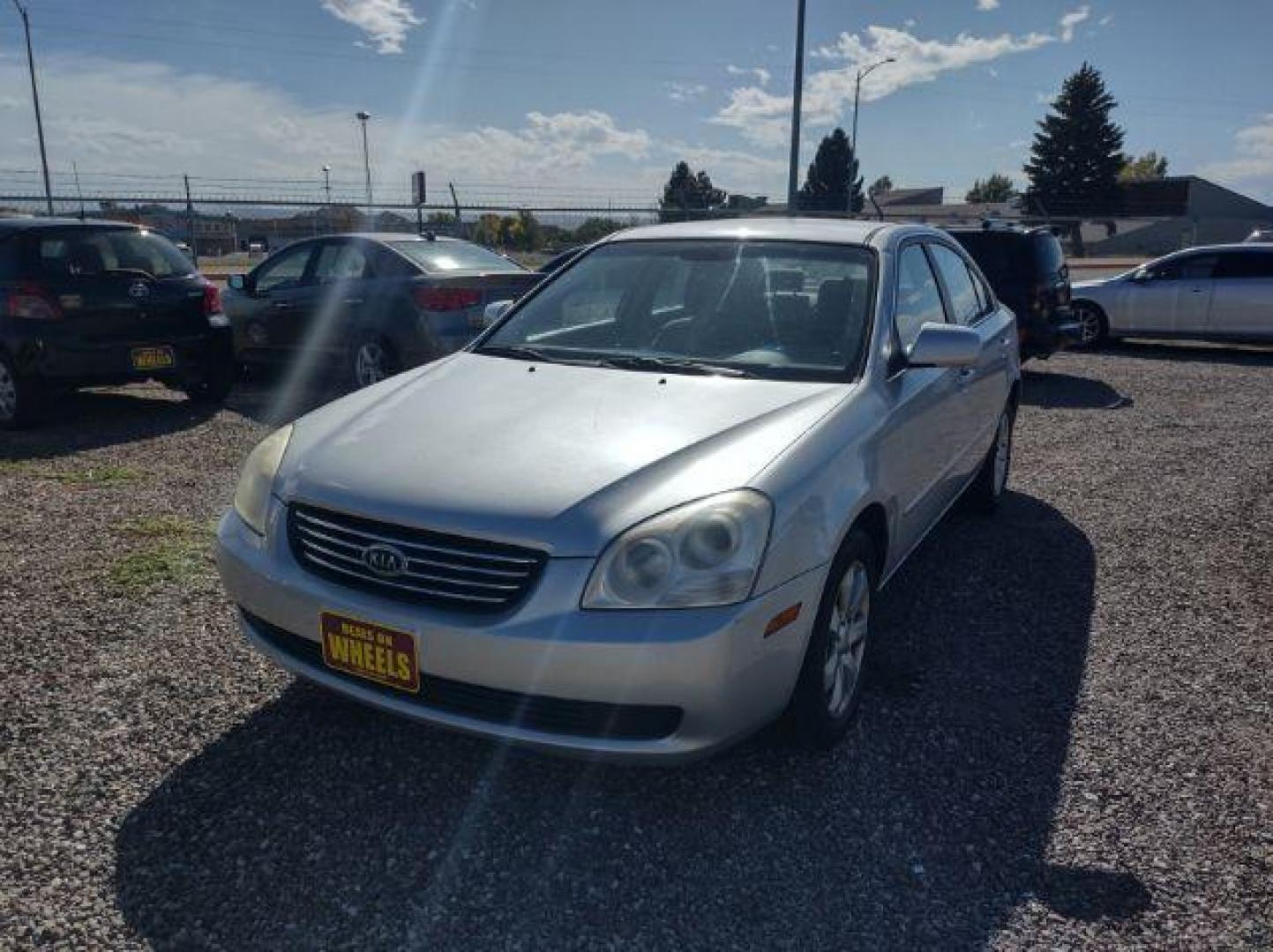 2008 Kia Optima LX V6 (KNAGE124485) with an 2.7L V6 DOHC 24V engine, 4-Speed Automatic transmission, located at 4801 10th Ave S,, Great Falls, MT, 59405, (406) 564-1505, 0.000000, 0.000000 - Photo#0