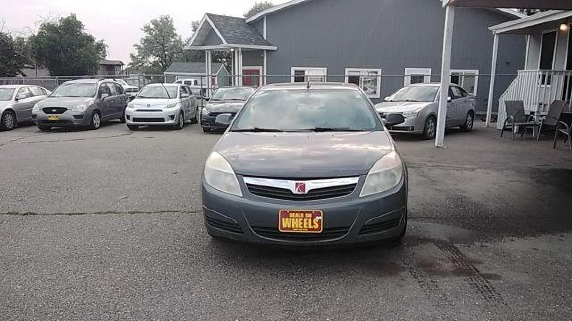 2008 Silver Pearl Saturn Aura XE (1G8ZS57B58F) with an 2.4L L4 DOHC 16V engine, 4-Speed Automatic transmission, located at 1821 N Montana Ave., Helena, MT, 59601, 0.000000, 0.000000 - Photo#1