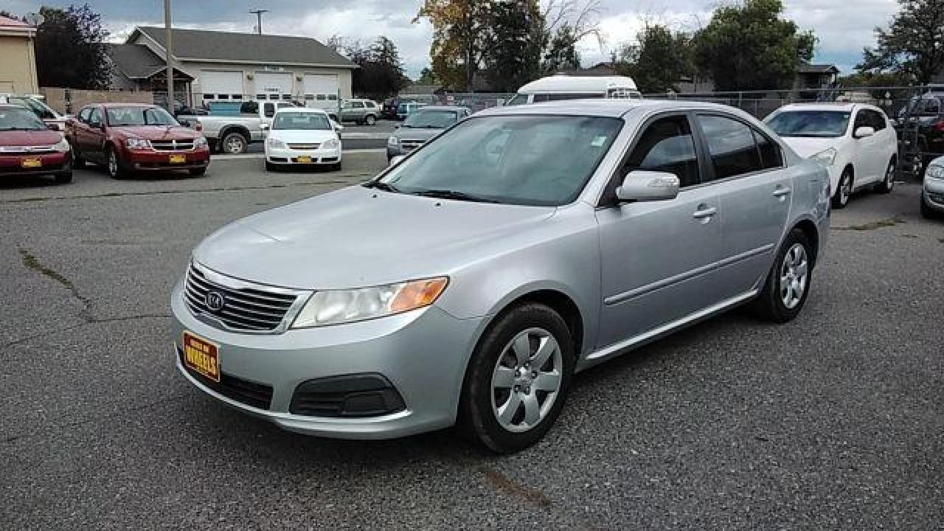 2009 Kia Optima LX (KNAGE228395) with an 2.4L L4 DOHC 16V engine, 4-Speed Automatic transmission, located at 1821 N Montana Ave., Helena, MT, 59601, 0.000000, 0.000000 - Photo#0