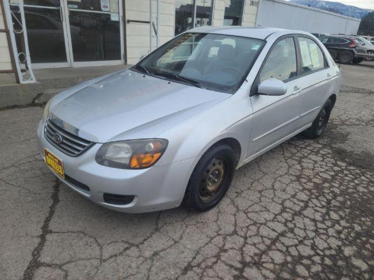 2009 Kia Spectra EX (KNAFE222795) with an 2.0L L4 DOHC 16V engine, located at 1800 West Broadway, Missoula, 59808, (406) 543-1986, 46.881348, -114.023628 - Photo#0