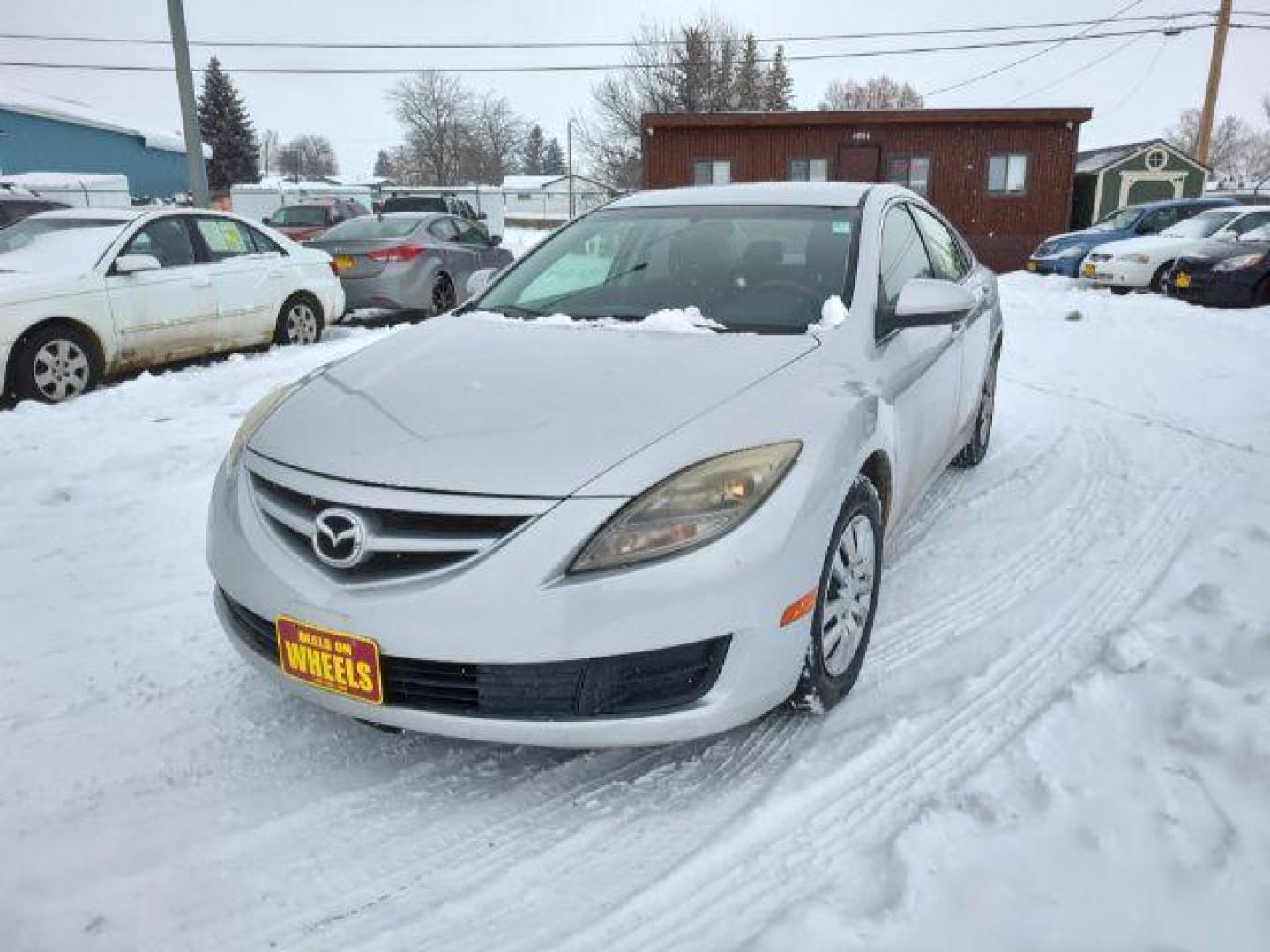 2009 Brilliant Silver Metallic Mazda Mazda6 i SV (1YVHP80A395) with an 2.5L L4 DOHC 16V engine, located at 4801 10th Ave S,, Great Falls, MT, 59405, (406) 564-1505, 0.000000, 0.000000 - Photo#0