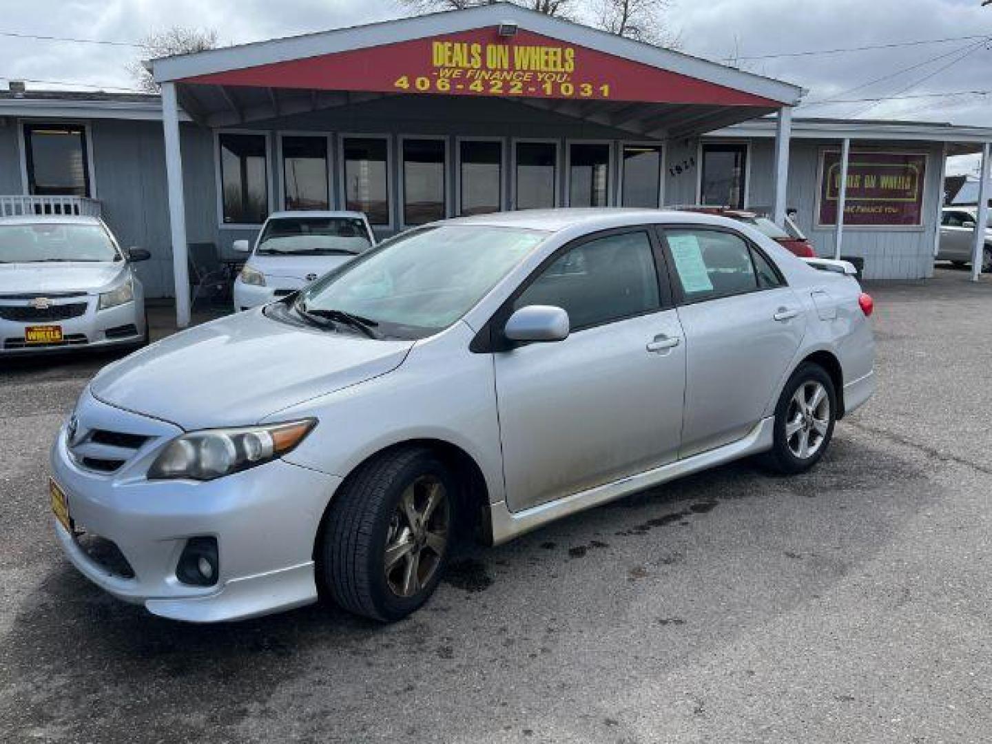 2011 Classic Silver Metallic Toyota Corolla S 4-Speed AT (2T1BU4EE1BC) with an 1.8L L4 DOHC 16V engine, 4-Speed Automatic transmission, located at 1821 N Montana Ave., Helena, MT, 59601, 0.000000, 0.000000 - Photo#0