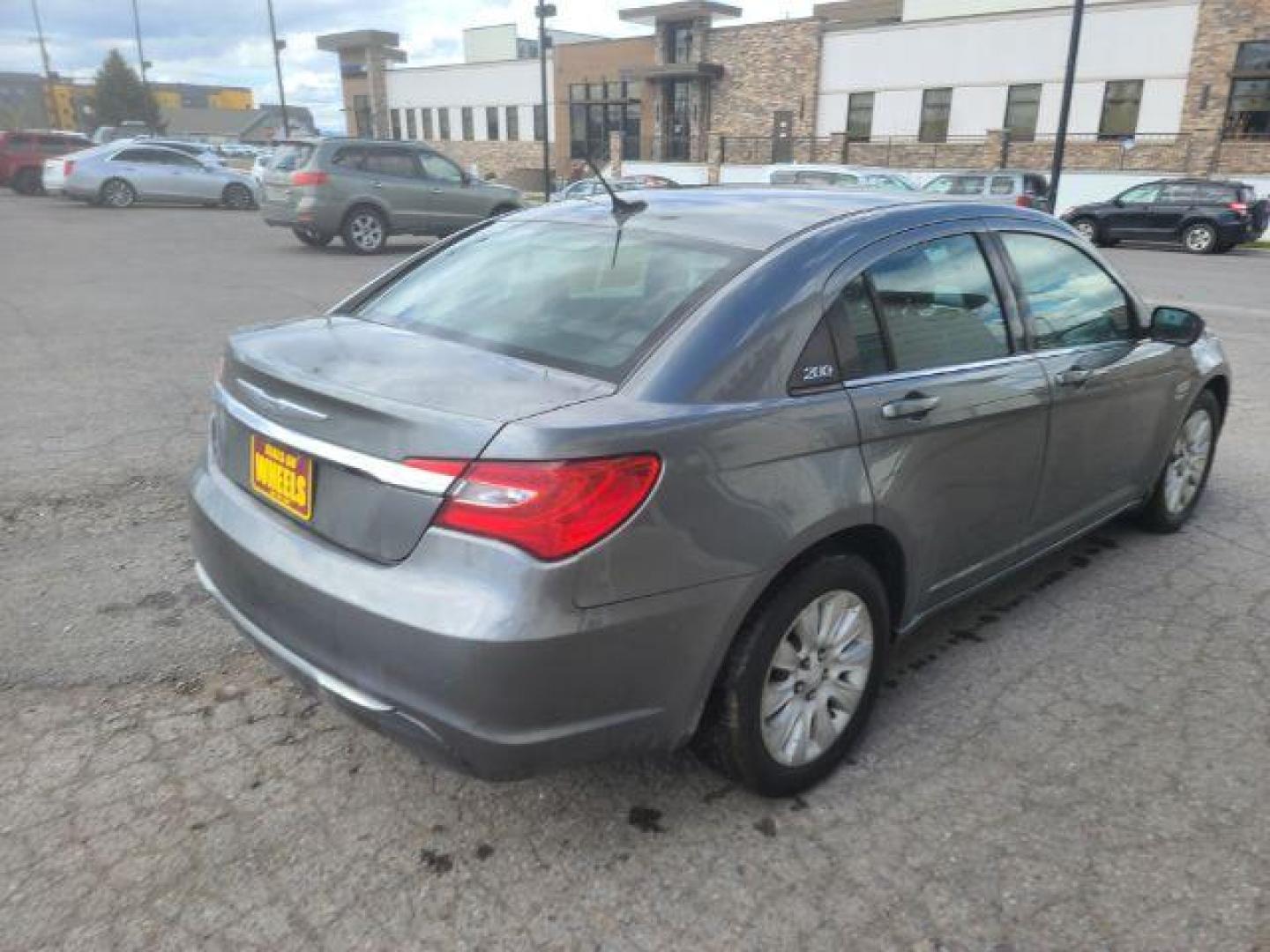 2012 Tungsten Metallic Chrysler 200 LX (1C3CCBAB1CN) with an 2.4L L4 DOHC 16V engine, 6-Speed Automatic transmission, located at 1800 West Broadway, Missoula, 59808, (406) 543-1986, 46.881348, -114.023628 - Photo#3