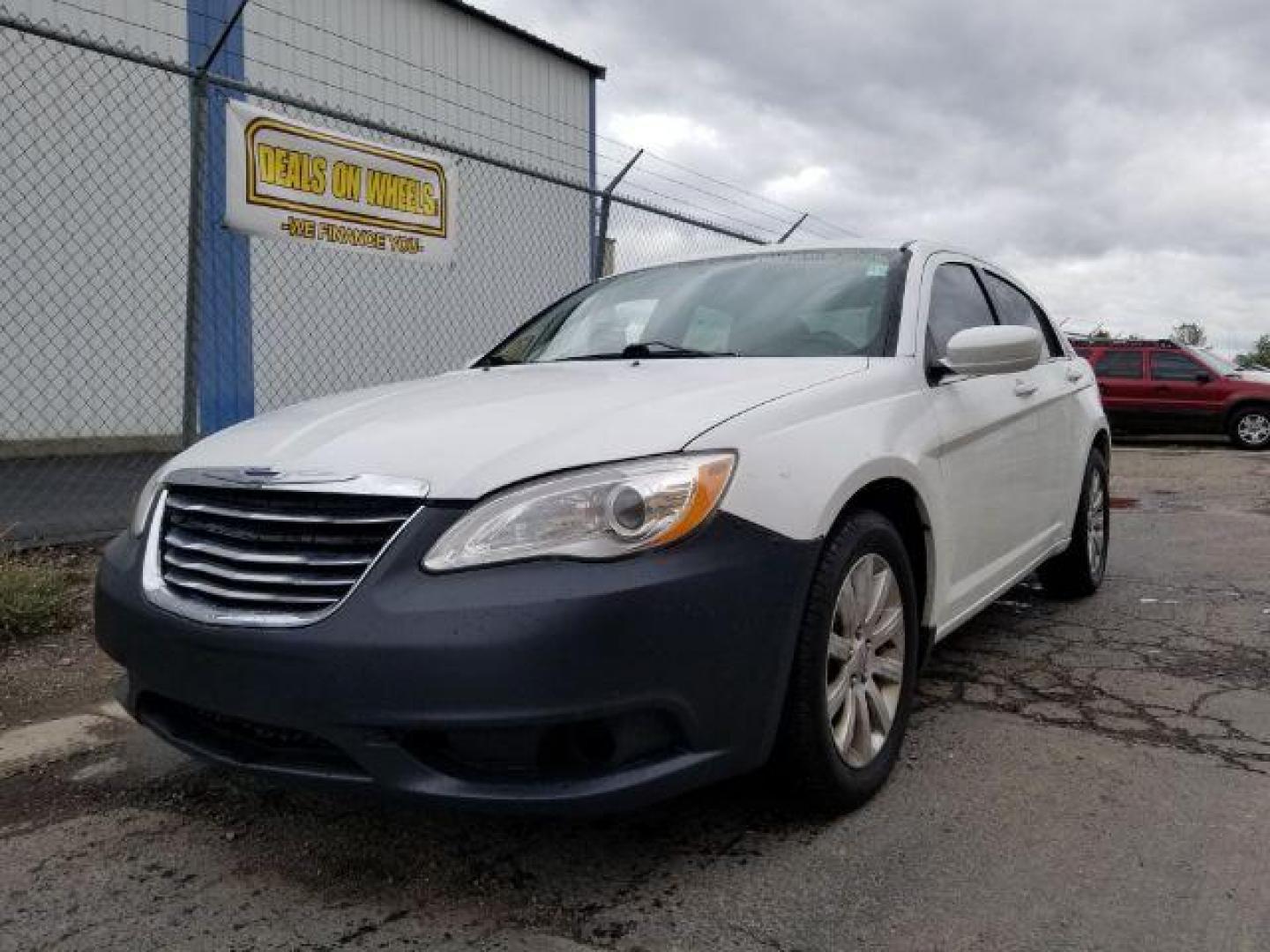 2013 Bright White Chrysler 200 Touring (1C3CCBBB4DN) with an 2.4L L4 DOHC 16V engine, 6-Speed Automatic transmission, located at 4801 10th Ave S,, Great Falls, MT, 59405, (406) 564-1505, 0.000000, 0.000000 - Photo#0