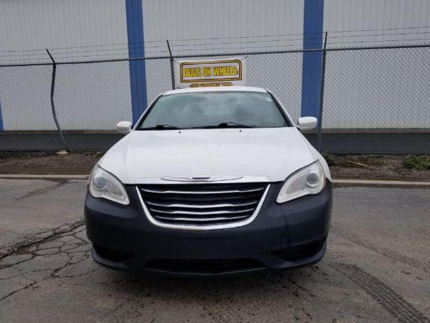 2013 Bright White Chrysler 200 Touring (1C3CCBBB4DN) with an 2.4L L4 DOHC 16V engine, 6-Speed Automatic transmission, located at 4801 10th Ave S,, Great Falls, MT, 59405, (406) 564-1505, 0.000000, 0.000000 - Photo#1