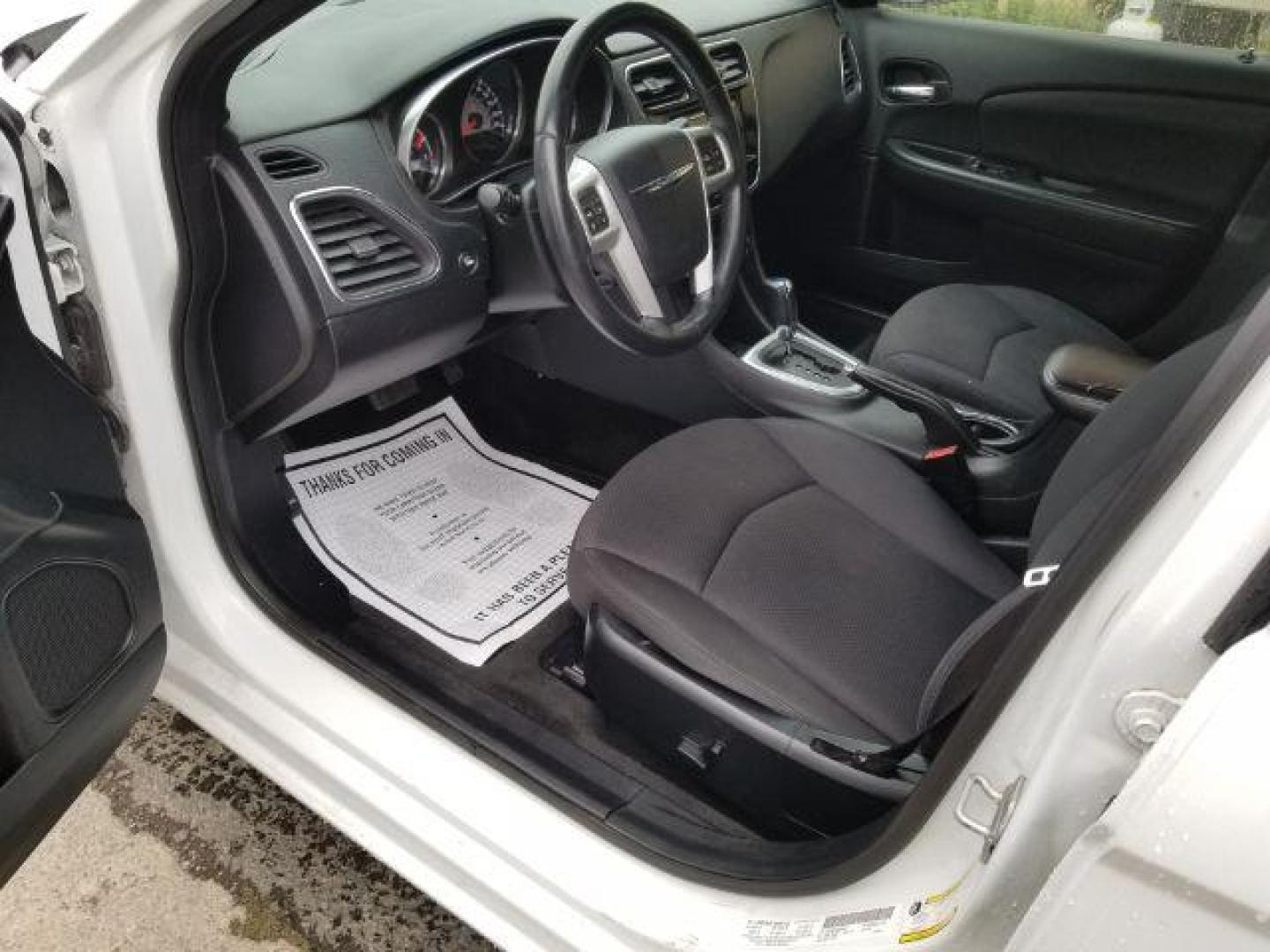 2013 Bright White Chrysler 200 Touring (1C3CCBBB4DN) with an 2.4L L4 DOHC 16V engine, 6-Speed Automatic transmission, located at 4801 10th Ave S,, Great Falls, MT, 59405, (406) 564-1505, 0.000000, 0.000000 - Photo#7