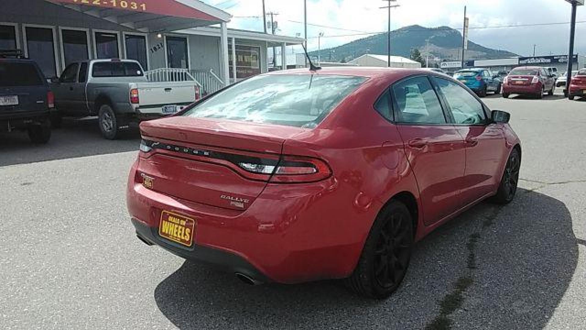 2013 Dodge Dart SXT (1C3CDFBHXDD) with an 1.4L L4 DOHC 16V TURBO engine, located at 1800 West Broadway, Missoula, 59808, (406) 543-1986, 46.881348, -114.023628 - Photo#4