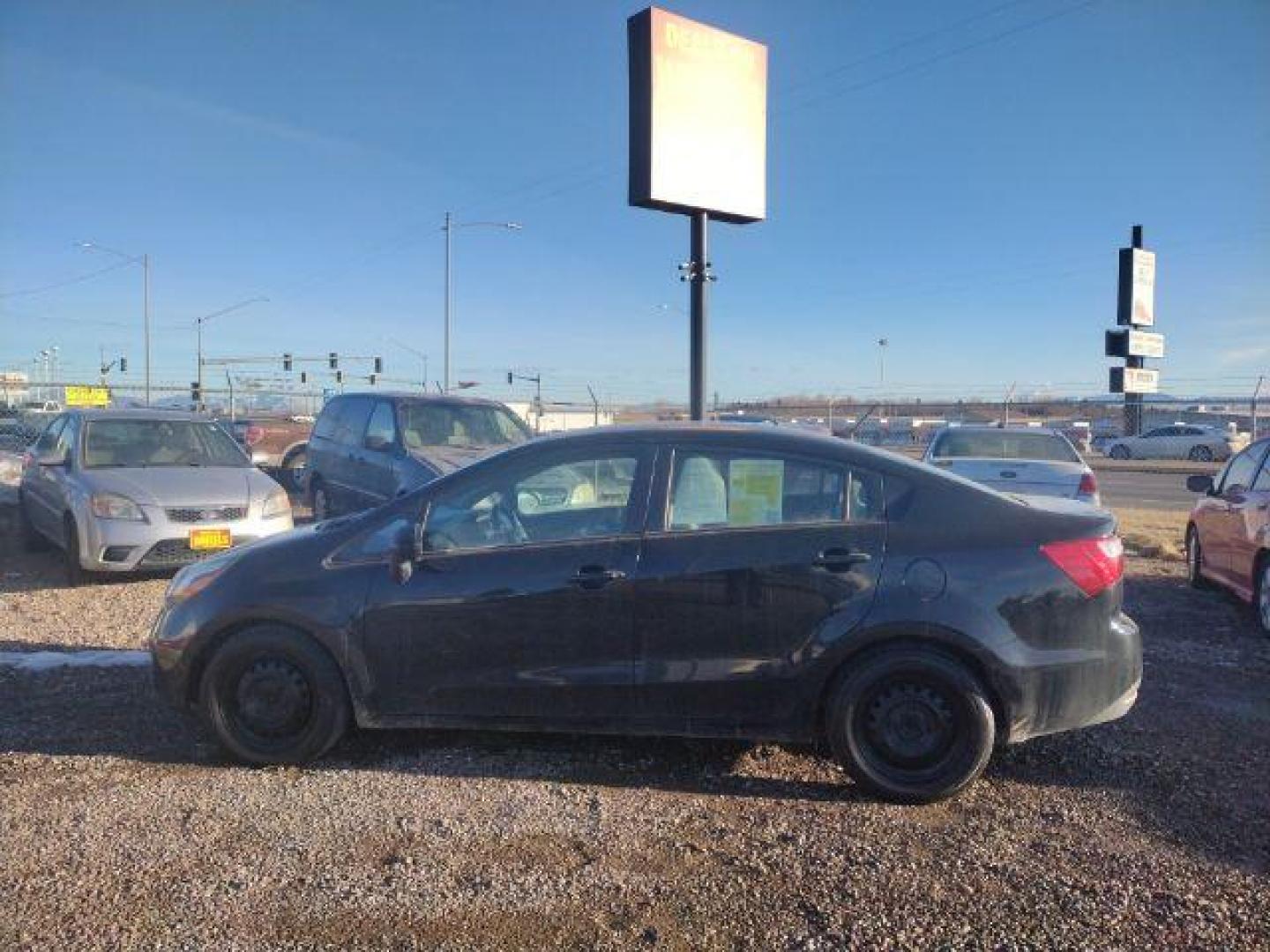 2013 Aurora Black Pearl Kia Rio LX (KNADM4A33D6) with an 1.6L L4 DOHC 16V engine, located at 4801 10th Ave S,, Great Falls, MT, 59405, (406) 564-1505, 0.000000, 0.000000 - Photo#1