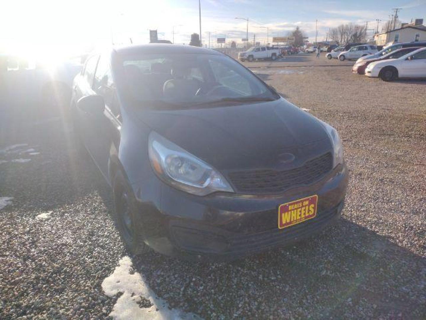 2013 Aurora Black Pearl Kia Rio LX (KNADM4A33D6) with an 1.6L L4 DOHC 16V engine, located at 4801 10th Ave S,, Great Falls, MT, 59405, (406) 564-1505, 0.000000, 0.000000 - Photo#6