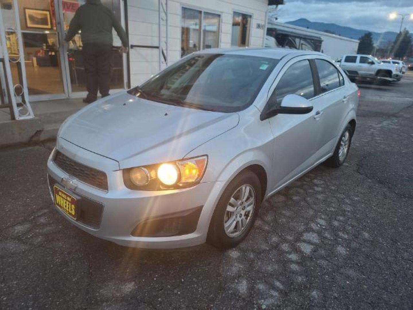 2014 Chevrolet Sonic LT Auto Sedan (1G1JC5SG7E4) with an 1.8L L4 DOHC 24V engine, 6-Speed Automatic transmission, located at 1800 West Broadway, Missoula, 59808, (406) 543-1986, 46.881348, -114.023628 - Photo#0